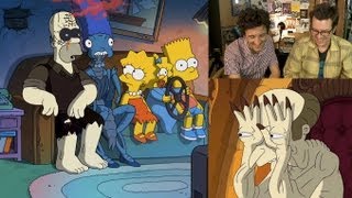 The Simpsons Treehouse of Horror Title Sequence Watch Thru [upl. by Ahsotan]