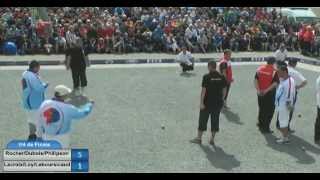 Petanque CdF 2014 triplette RocherLacroix [upl. by Steep]