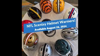 Scentsy NFL Helmet Warmers  NEW  Available Aug 26 2024 [upl. by Vitkun]