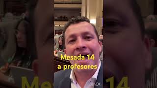 noticias se regresa mesada 14 a profesores petro [upl. by Yemiaj]