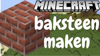 Hoe maak je een baksteen in minecraft [upl. by Gordan]