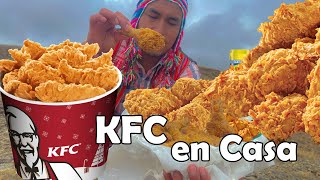 La Receta Secreta KFC estilo Popeye´s Fácil y Rápido de hacer en Campo o en tu CASA  cholo aquiles [upl. by Vaish]