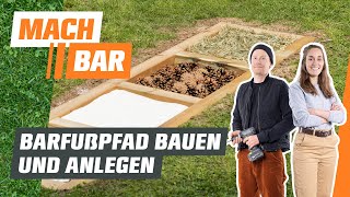 Barfußpfad selber bauen und anlegen  OBI [upl. by Innep]