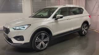 SEAT Tarraco 20 Tdi 4x4 DSG finished in Oryx White Pearl with Factory Tow Bar [upl. by Ring]