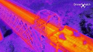 Parrot ANAFI Thermal IR amp RGB demo  Dronewatch [upl. by Dnalhsa]