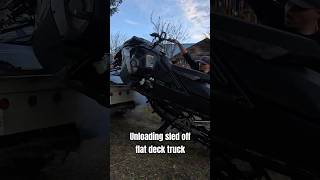 Snowmobile goes straight into the shop for mods 🤘 snowmobiling skidoo [upl. by Torrie]