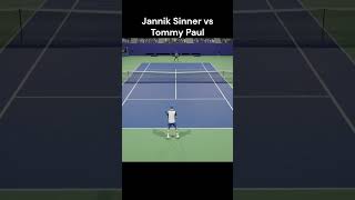 Jannik Sinner vs Tommy Paul  US OPEN  Shorts Tennis Gaming Tiebreak usopen [upl. by Barraza]