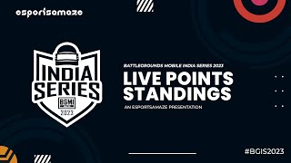 Live Points Table BGIS 2023 Grand Finals  Day 3 by kraftonindiaesports [upl. by Kleon]