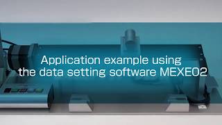 Application example using the data setting software MEXE02 [upl. by Jena]