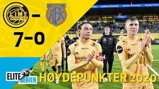 24 serierunde 2020  BodøGlimt  Aalesund 70  Høydepunkt 2020 [upl. by Adnomar]