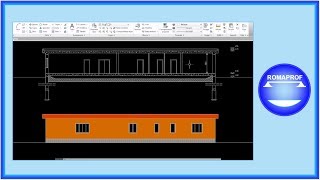 PROSPETTO DI UNA VILLETTA IN AUTOCAD 203 [upl. by Brandie]