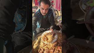 Local Mardan Mela Golden Pulao  Chana Mewa Pulao  Rs 300 Beef Chawal  Kp Food Diaries [upl. by Culhert]