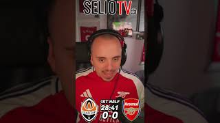 ARSENAL 10 SHAKHTAR DONETSK REACTION arsenal championsleague aftv football ucl arsenalfans [upl. by Flosser]