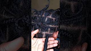 Easiest Faux Locs Tutorial Using Brazilian Wool fauxlocs crochetfauxlocs locs crochet [upl. by Aicilegna]