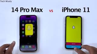 iPhone 14 Pro Max vs iPhone 11  SPEED TEST [upl. by Morie]