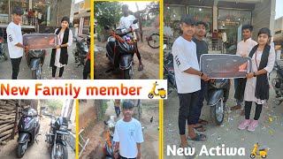 New Family member 🛵 New Actiwa 🛵🥰Family New Actiwa leli hai congratulations sister congratulations [upl. by Thinia]