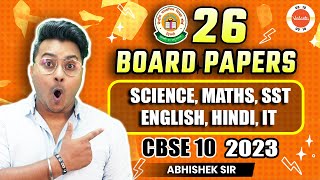 All 26 Previous Year Question Papers of CBSE Class 10 20222023 Board Exam  FREE DOWNLOAD [upl. by Betty]