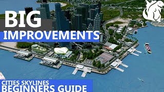 Cities Skylines Beginners Guide  How to Transform Your Downtown with Industry [upl. by Cotter]