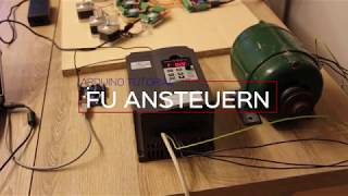 60 Euro Frequenzumrichter und großen Motor mit Arduino ansteuern [upl. by Ymmaj]