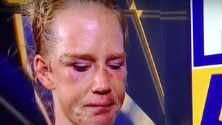 HOLLY HOLM CRIES BLOODY HOLLY HOLM HATES HERSELF CRUSHING DEFEAT TO VALENTINA SHEVCHENKO [upl. by Inait27]