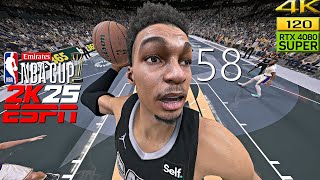 NBA 2K25 PC ESPN Mod  Lakers vs Spurs  NBA Cup 🏆 4K60 [upl. by Selda]