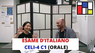 Esame di italiano CELI 4  C1 orale [upl. by Sclater]