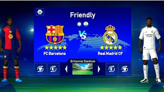 Football League 2025 Barcelona vs Real Madrid El Classico Gameplay HD [upl. by Dirrej]