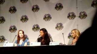 Felicia Day Kristy Swanson Julie Benz Charisma Carpenter DragonCon 2009 Friday 5 [upl. by Aihseken]