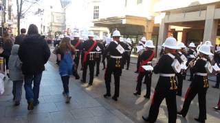 Naval freedom of exeter royal marine band service [upl. by Ilana448]