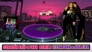 Elton John amp Dua Lipa💗❄ Cold Heart PNAU Remix🎸📻 Vinyl🎧🎹 [upl. by Mullins612]