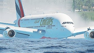 A380 Water Emergency Crash Landing  XPlane 11 [upl. by Alli]