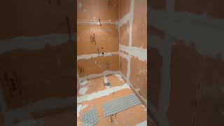 Instalación de cerámicas porcelanas bathroomtiles diy construction construction [upl. by Einhoj]