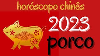 Horóscopo Chinês 2023  Porco [upl. by Brindle435]