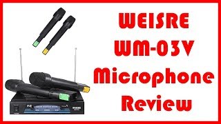 WEISRE WM03V Microphone Review [upl. by Mckeon12]