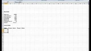 Fixed Payment Mortgage Amortization Schedule  Video Tutorial  Beginning Excel [upl. by Peyter735]