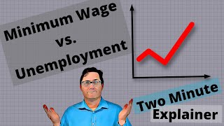 Two Minute Explainer Does Increasing the Minimum Wage Increase Unemployment [upl. by Merrie]