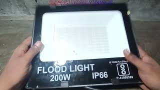 Gesto 200W Waterproof Led Lights Review In Bengali [upl. by Nanor]