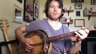 Dunphys Hornpipe Irish Tenor Banjo Music  Shane Farrell [upl. by Asetal]