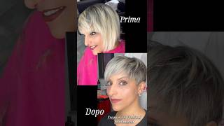 Taglio corto moda 2024 capelli biondo [upl. by Retsam]