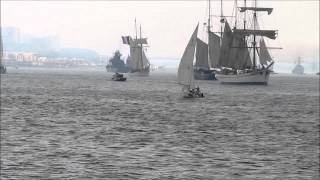 Operation Sail amp Fleet Week New York 2012 Parade of Sail 4 [upl. by Haelem904]