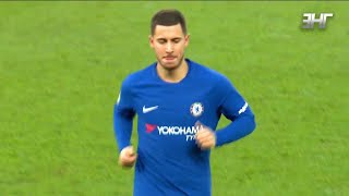 Eden Hazard vs Leicester City Home PL 1718 [upl. by Anelad719]