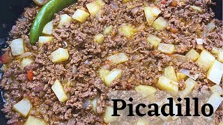 Picadillo  Picadillo de Carne Molida  Como hacer Picadillo [upl. by Nolham]