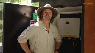 Aussie legend Nick Cummins takes on the Sungrow Offgrid Solution like a champ [upl. by Naujek]