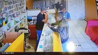 Robbery at Cell phone store in Boksburg East of Johannesburg [upl. by Ultima]