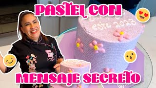 Pastel con mensaje secreto🤫🤫✨✨ [upl. by Tips630]