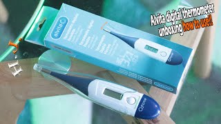 Alvita digital Thermometer Unboxing amp How to Use [upl. by Enytsirk546]