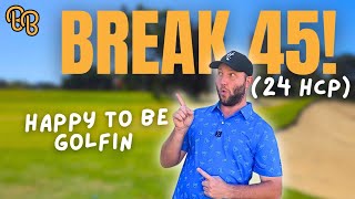 Can a 24 Hcp Golfer Break 45 Quick 9 Holes [upl. by Lavelle463]