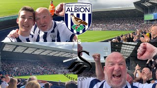 WBA VS SWANSEA VLOG 5 GOALS 3 POINTS WERE UP AND RUNNING [upl. by Cutter]