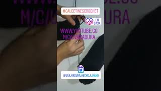 🧶Tejiendo PANTUFLAS para HOMBRE a CROCHET [upl. by Brittani]