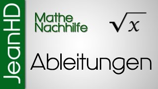 Mathe Nachhilfe  Ableitungen  Ableitungsregeln  Analysis [upl. by Stich]